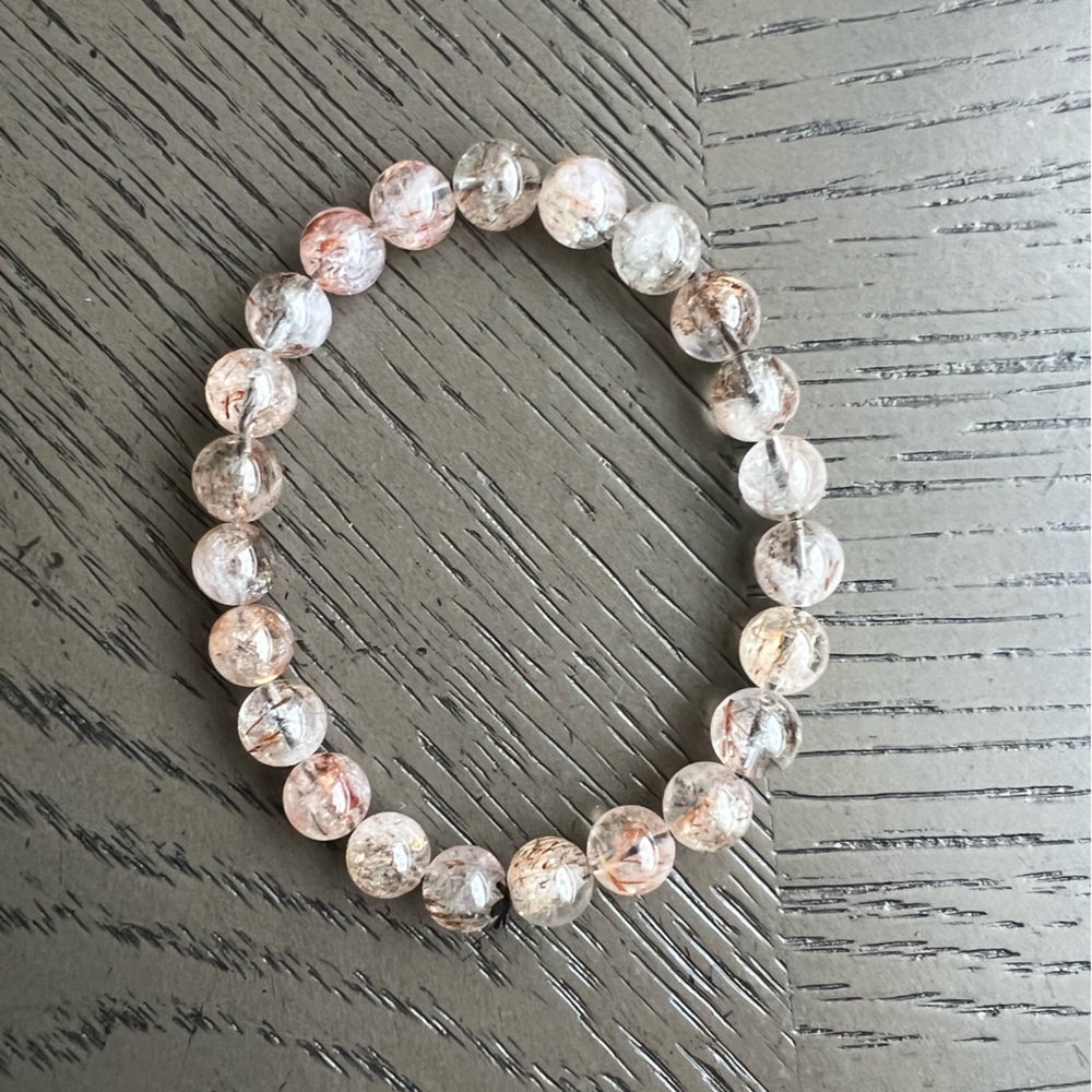 Black super 7 bracelet 9 mm